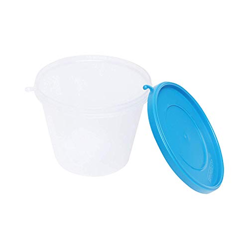 Image of Cutting EDGE Nesterware 1000ml Stackable Food Container (Set of 6, Blue) | BPA-free plastic, stackable design, leak-proof, kitchen storage, pantry, fridge, meal prep, reusable, travel use