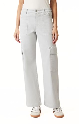 Mavi Alva Women's Straight Leg Cargo Pants, High Waisted Cargo Pants for Women,