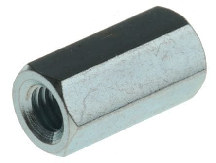 Hex Standoff, Female-Female, Steel, Zinc Trivalent Plating, 4-40 inch Screw Size, 3/16 inch OD, 3/16 Body Length, (Pack of 1000)