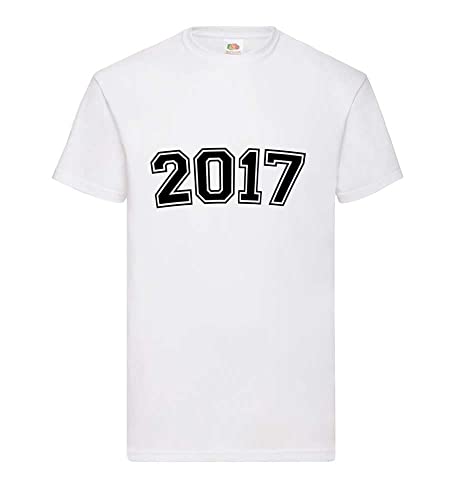 T-shirt 2017 pour homme blanc XXXL aux finitions soignées