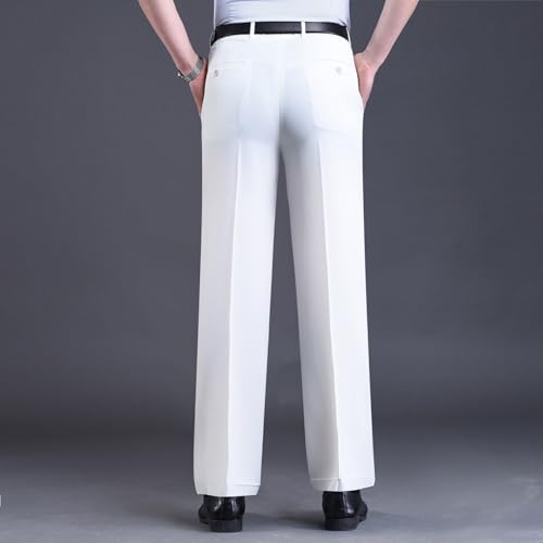 SevenBoy Mens High Waist Classic Fit Dress Pants - Business Casual to Formal Slacks4