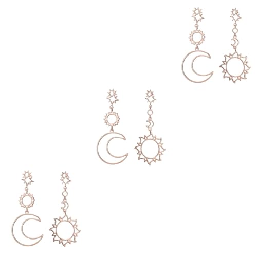 Boucles d'oreilles pierre de lune HJZZQH légères anti-douleur pour oreilles sensibles