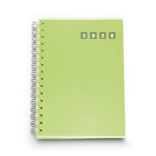 Agenda giornaliera 2026 spiralata polipropilene 15x21cm A5
