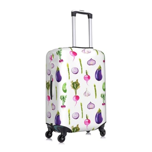 Onion Vegetable Luggage Cover Protector Anti-Scratch Washable Fits 18-32 Inch Luggage-Medium3