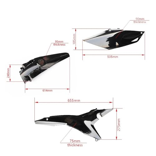 Caches latéraux CRF 250 et kit plastique complet pour préparer votre moto aux sorties week-end