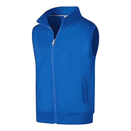 Formal Slim Fit Zipped Tank Tops Casual Sleeveless Vest Lightweight Business Jacket for Outdoor