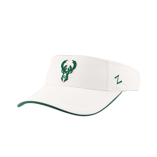 Image of ZHATS NBA Unisex-Adult NBA Officially Licensed Visor Impact White