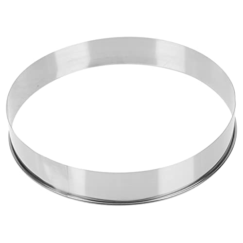 BRIGHTFUFU Wear Resistant Pizza Ring Reusable Multi Function Pastry Ring for Easy Ingredient Placement Pizza Accessory for Home Baking and