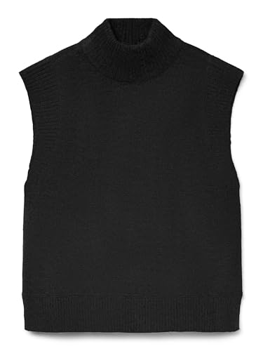 Vmwow SL High Neck Vest VERO MODA gilet sans manche col haut tricot femme