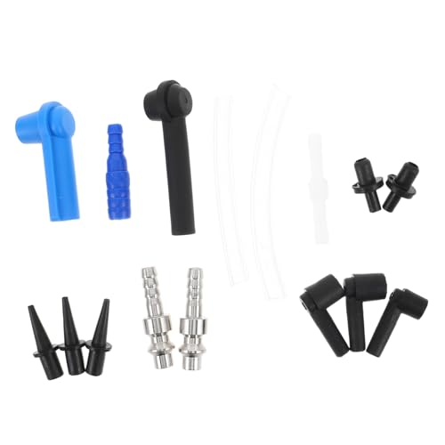 STOBAZA 16pcs Brake Fluid Changer Tool Set Hydraulic Quick Connect Fittings Brake Oil Connector for Car Maintenance