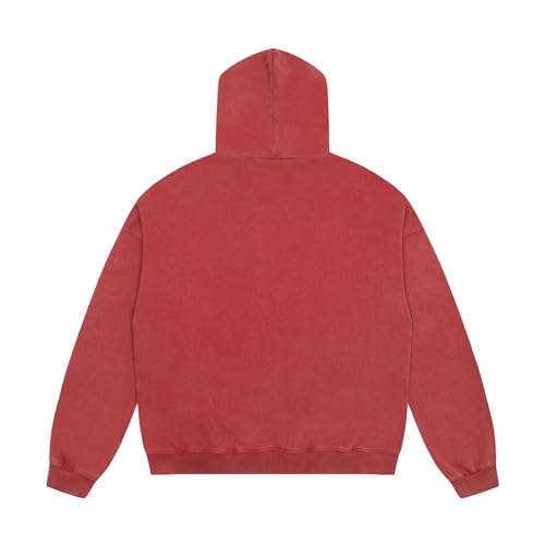 Arnodefrance Men Saint Vintage Washed Graphic Hoodies Printing Hoodie Cotton Warm Pullover2