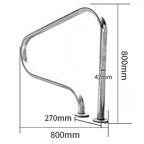Barandilla Antideslizante para Escalera de Piscina Acero Inoxidable miniatura 3