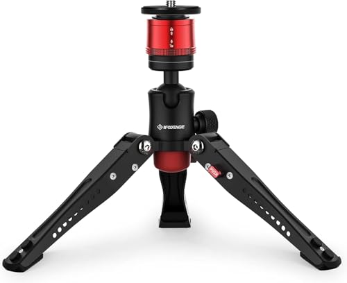 Image of IFOOTAGE Like New Monopod Base Cobra 3 Base, Aluminum Desktop Mini Tripod with 1/4" & 3/8" Screws for Sony, Nikon, Canon DSLR Cameras, Payload 17.64lbs (Product Mint, Box with Minor Blemishes)