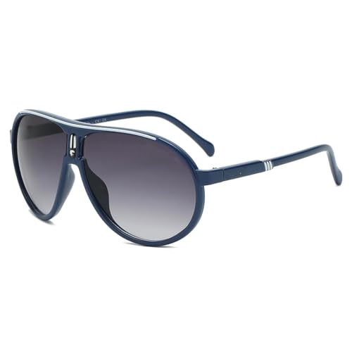Lunettes de soleil de luxe rétro sport protection UV400 avec verres haute définition
