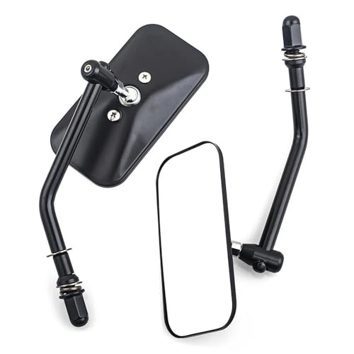 Espejos de moto para Harley Fatboy que eliminan vibraciones en manillar con rosca de 8mm 4