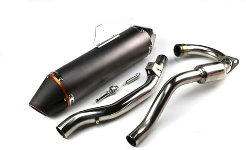 STONEMEN Full Exhaust Muffler System Slip On For CRF150F CRF230F 2003-2013 Titanium
