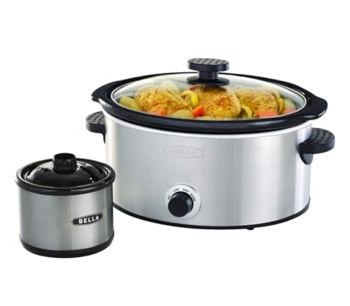 5-qt. Slow Cooker with Dipper - Stainless Steel
