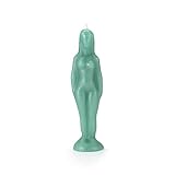 Female Image Figure Candle for Money Drawing Prosperity Spell-Casting Witchcraft Wishing Manifestation Spiritual Healing Magical Positive Energy Protection Blessing Ritual Wish Candles, Green