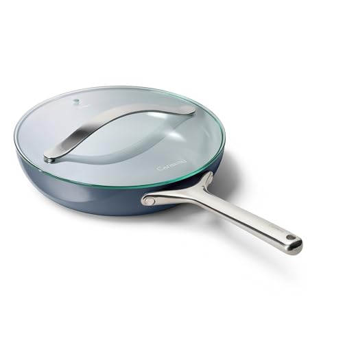 Caraway Nonstick Ceramic Frying Pan With Glass Lid (2.7 qt, 10.5