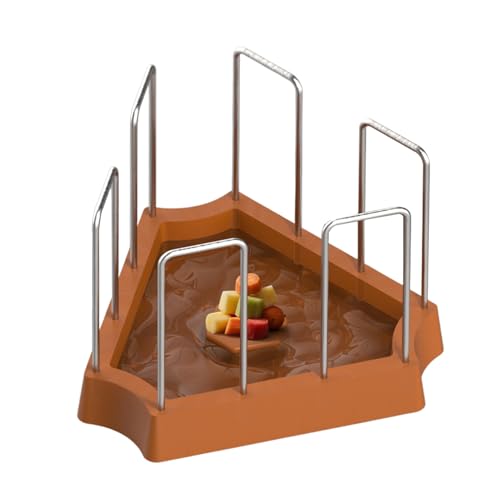 Schildkröten- Wasser- Futterspender | Reptilien- Wasser- Futterspender für Schildkröten- Gecko Frösche- Futternapf Haustierbedarf für Einsiedlerkrebse, Schlangen, Bartdrache, Terrarium