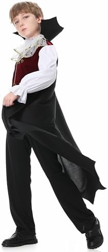 Boys Vampire Halloween Costumes for Kids Cosplay Outfis Role Play Fancy Dress up 5 3153Hd9HApL. AC