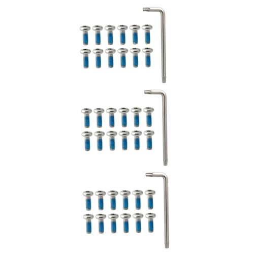 SUPVOX 3sets Bike Disc Brake Screws for Fixing Screws Easy Installation Accessory for Front and Rear Brake Discs High Strength Design