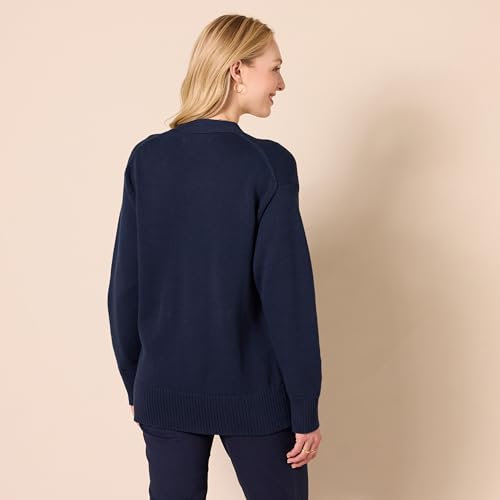 Amazon Essentials Women's V-Neck Midweight Relaxed-Fit Cardigan Sweater2