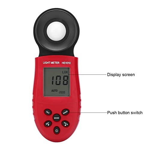Medidor de iluminancia con pantalla digital para detectar luz ambiental exacta 5