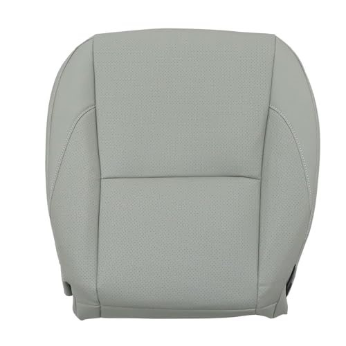 Priprilod Gray Leather Perforated Driver Side Bottom Replacement Seat Cover Compatible with Lexus ES350 2007 2008 2009 2010 2011 2012