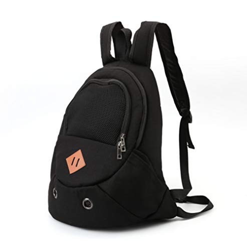 Sac à dos coffre pour chien rigide et compact noir 32x16cm - 2