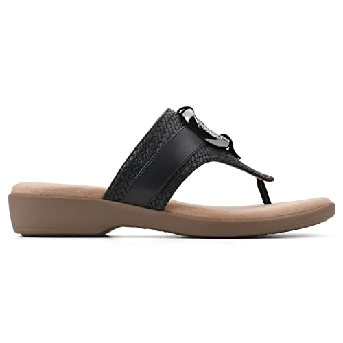 CLIFFS BY WHITE MOUNTAIN Women's Benedict Mini Wedge Sandal3