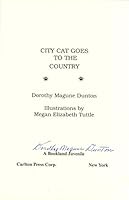 City Cat Goes to the Country 0806251506 Book Cover