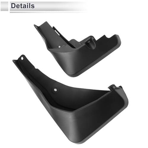 Image of X AUTOHAUX 1set Front and Rear Mud Flaps Splash Guards Mud Guards for Audi Q2L High Match 2018-2022 W /Mount Accessories