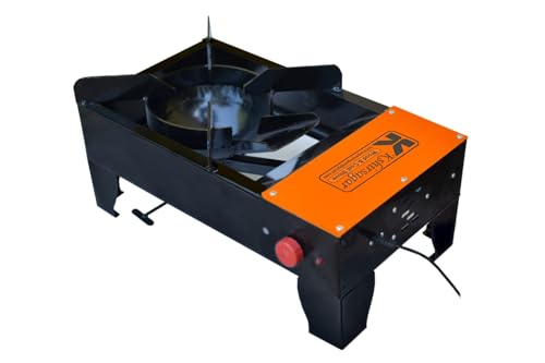 Image of Kshirsagar Jumbo Shegadi Smokeless Wood & Coul Stove | Lakud Kolsa Shegadi | Indoor /Outdoor Cooking Shegadi /Chul | Biomass Stove | Strong Build Quality