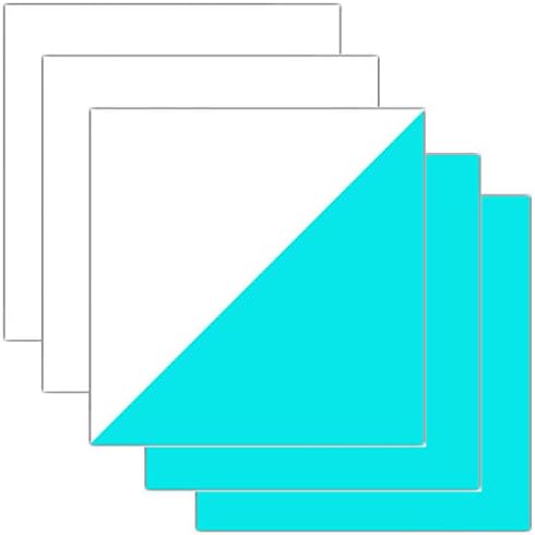 Glow in Dark HTV Sheets Iron-on Heat Transfer Vinyl for T-Shirts Apparel 12 Inches x 12 Inches Pack of 5 (Blue)