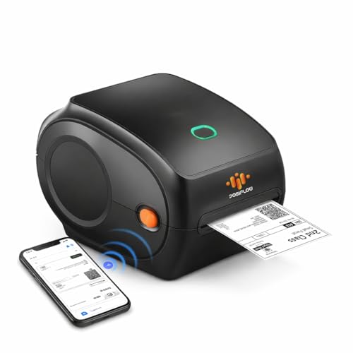 Image of Thermal Label Printer for Business Office Home | Inkless Thermal | Mobile, Desktop Compatible (ShipSmart (4-inch Smart Label Printer))