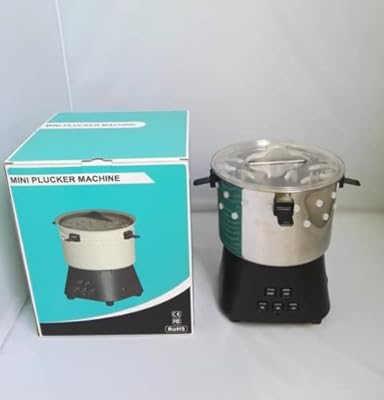 TOPCHANCES 1500W Commercial Chicken Poultry Plucker Feather Plucking Hair Removal Machine 220V Voltage