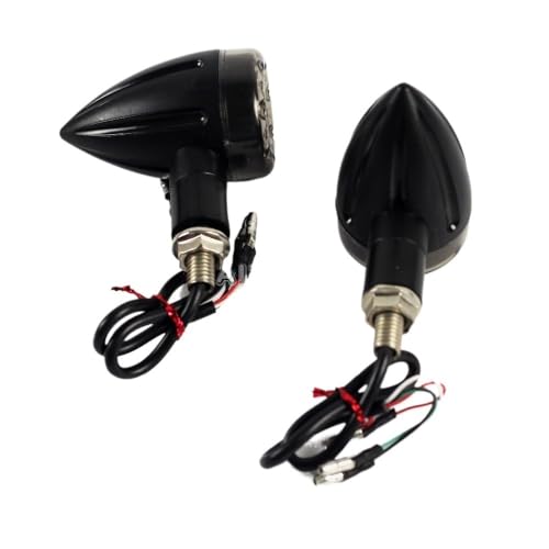 Clignotant de moto 3 en 1 feu arrière frein personnalisé 12v noir universel