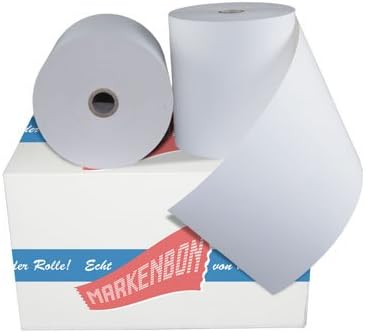 50 x Thermal Rolls for Epson P 80 80/25 Original markenbon Epson Rolls Thermal [25 Meter Thermal 80MMX25LFM Pack of 50 Paper Rolls 25