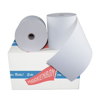 50 x Thermorollen SNBC 58/50 original markenbon SNBC Bonrollen thermo [50 Meter] Thermo 58mmx50lfm (50 Stück) Kassenrollen 58x50