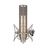 iCON Pro Audio Artemis Studio Condenser Microphone - 34mm Gold-Sputtered Capsule, Low-Noise XLR Mic with Shock Mount for PC Recording, Professional Vocals, Mixing, Podcast