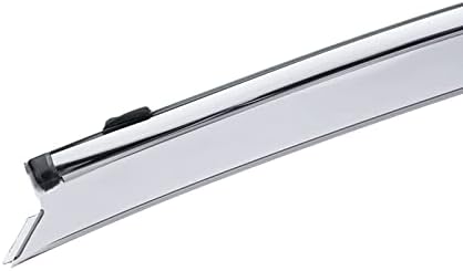 WellVisors Window Visors Wind Deflectors Compatible with Lexus LS460L LS600hL 2007-2017 with Chrome Trim Rain Guards 3-847LX021