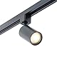 Qub Focus III 1-Phasen Led Schienensystem - 400cm - 6x GU10 Spots - 4x 1m Schienen - Deckenstrahler Schwarz - Erweiterbar & flexibel - LED-kompatibel - Modernes Design Spot lampe