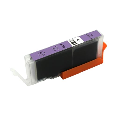 Cartouche compatible Canon 281XXL PB encre photo bleu pour imprimante TS9120 TS8120 TS8220