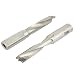 New Lon0167 2PCS Silver Featured Tone Woodworking Carbide reliable efficacy Tipped Brad Point Straight drill hole 9mm Cutting Dia Boring Drill Bit Tool(id:714 18 0c