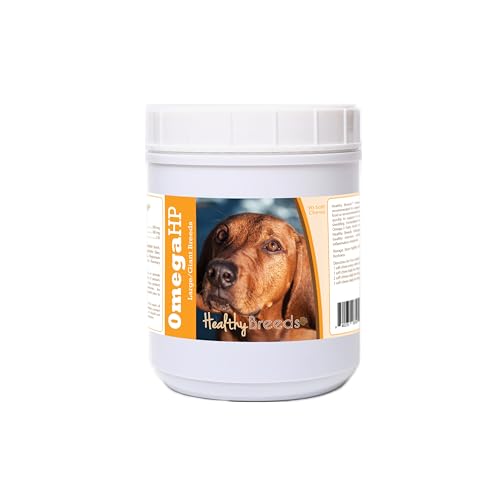 Image of Healthy Breeds Redbone Coonhound Omega HP Fatty Acid Skin and Coat Support Soft Chews 90 Count