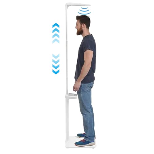 Báscula médica digital para altura y peso 440 lb miniatura 1