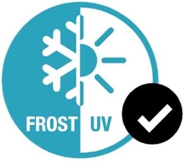 Miniatura 20 de Carrete de manguera retráctil automático de 66 pies con estaca de metal de Gardena, estándar, turquesa, 18614-20.