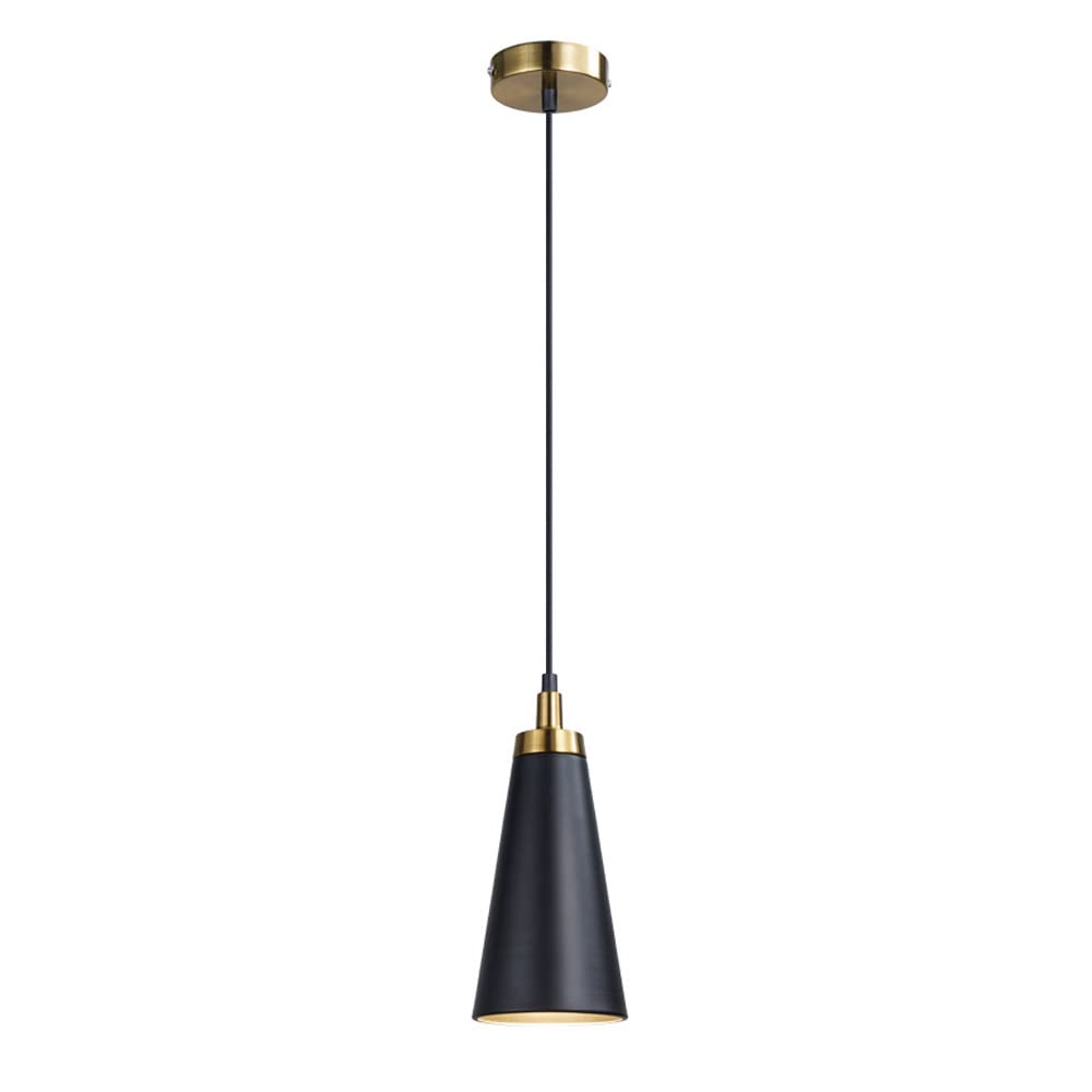 Lustre à suspension noir de salle à manger pour décoration chic