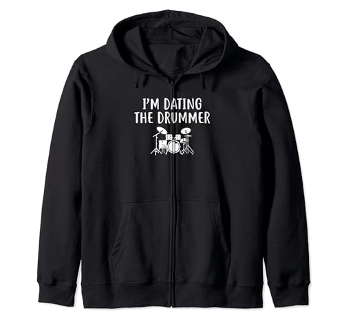 Camiseta I'm Dating The Drummer Camiseta A Music Band Fangirl Sudadera con Capucha